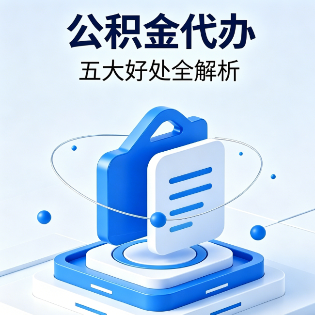 肇庆公积金代办到底值不值？这5大好处让你少走弯路
